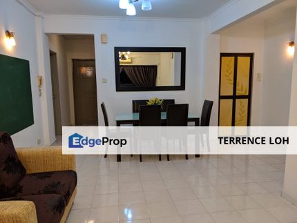 Unblocked view 3 bedrooms apartment with affordable price, Johor, Permas Jaya/Senibong
