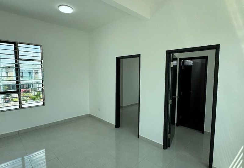 Huge land size corner bungalow with affordable selling price