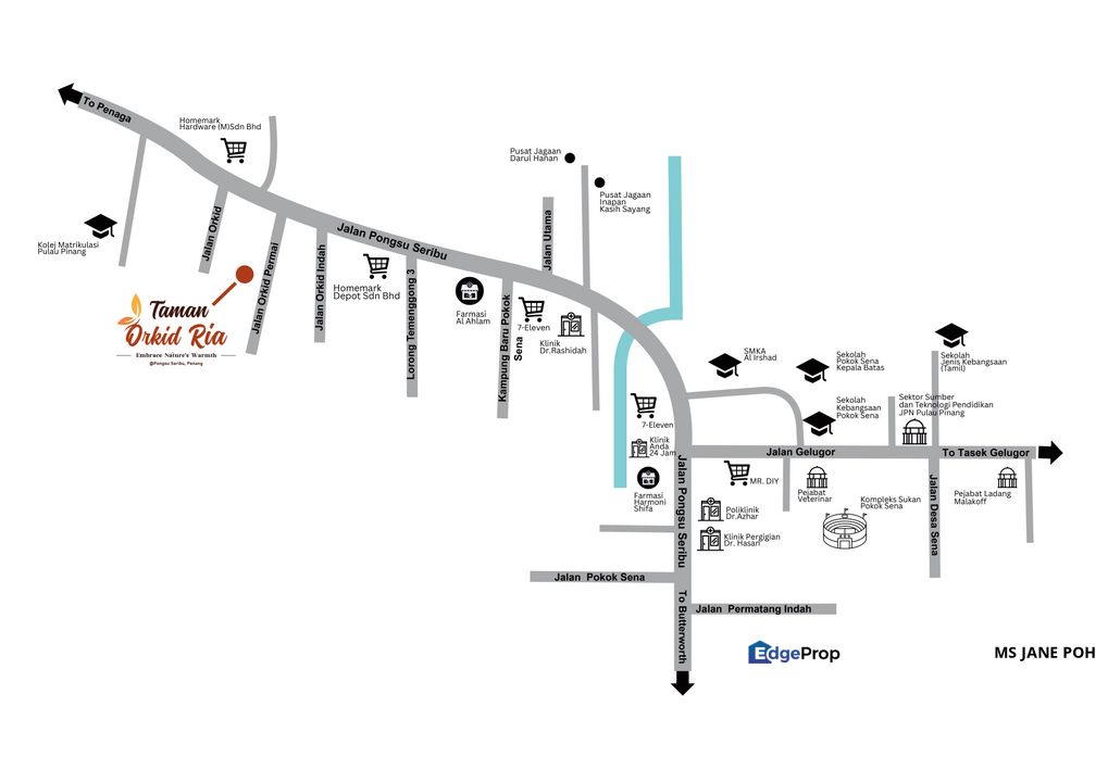 NEW PROJECT FOR SALE – TAMAN ORKID RIA, Pongsu Seribu Penang, Penang, Kepala Batas