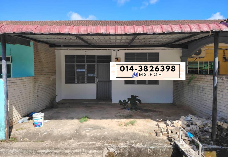 Single Storey PPRM Parit Raja at Kuala Rompin @Pahang for Sale