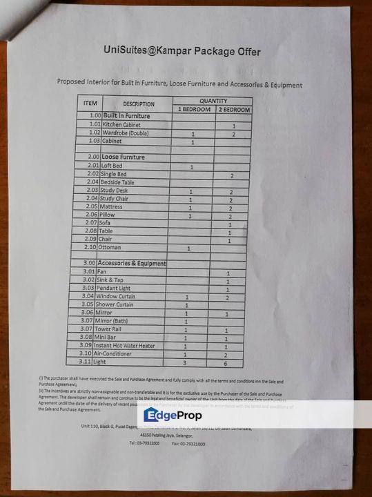 [Cheapest in Market ]  Uni Suites Kampar for Sale , Perak, Kampar