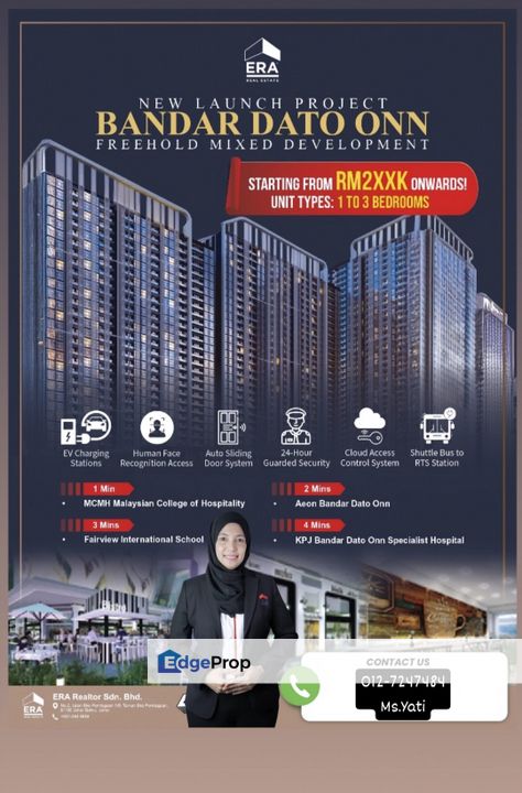 🔥 NEW PHASE LAUNCH! APARTMENT HOT AREA BANDAR DATO ONN 🔥 💥 BAYAR SERENDAH RM900/BULAN SAHAJA 💥 HARGA DARI RM199,000‼️ 📍 HANYA 15 MINIT KE CIQ JB, Johor, Johor Bahru