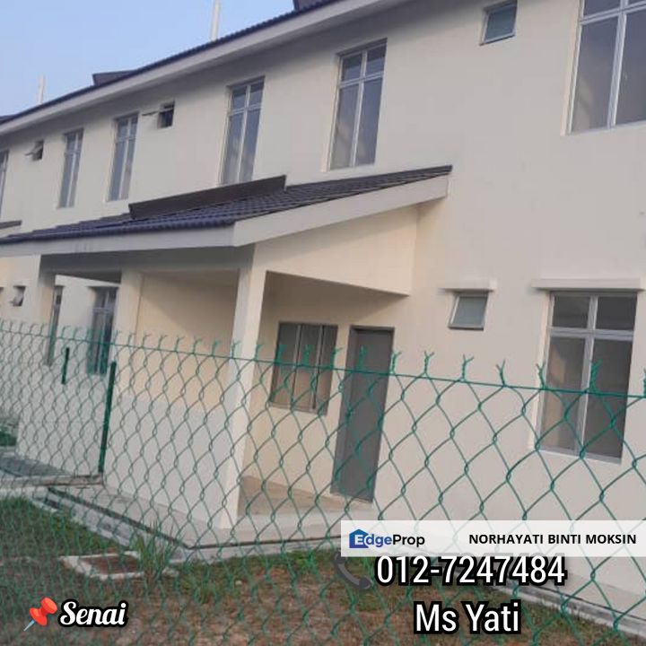 Double Storey @Senai ‼️Zero Moving Cost‼️Big Size 24 x 75  ‼️Mampu Milik💥❌ Agent Fees‼️Limited Unit‼️, Johor, Senai
