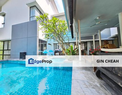 Jade Hills In Kajang, 2.5 Storey Bungalow House For Sale, High Quality Furnishing, Private Pool and Jacuzzi, Move In Condition, Selangor, Kajang