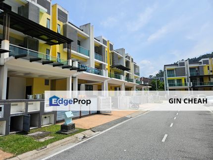 Taman Ukay Tropika in Ampang, 3 Storey Superlink House For Sale, Freehold, Basic Unit, Gated Guarded, Good Environment , Selangor, Ulu Kelang