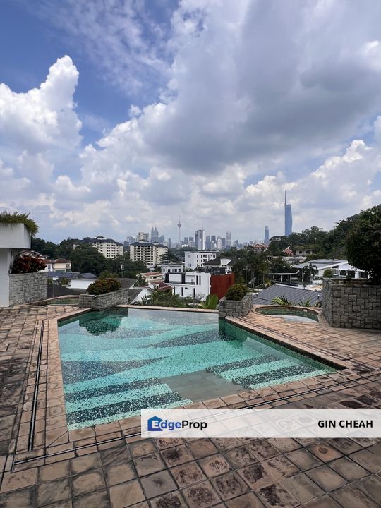 Taman SA In Bukit Damansara, 3 Storey Mason On Hilltop For Sale, Unblocked KL Skyline, Sonos AV System, Kuala Lumpur, Damansara Heights