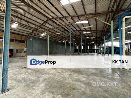 For Rent Kapar Rantau Panjang 15,000 Sqft Open Shade Share Warehouse With Km, Selangor, Klang