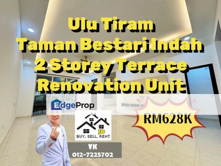 Ulu Tiram Taman Bestari Indah Double Storey Terrace House, Johor, Ulu Tiram