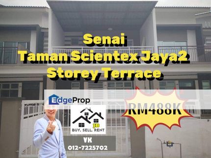 Senai Taman Senai Jaya Double Storey Terrace House, Johor, Senai