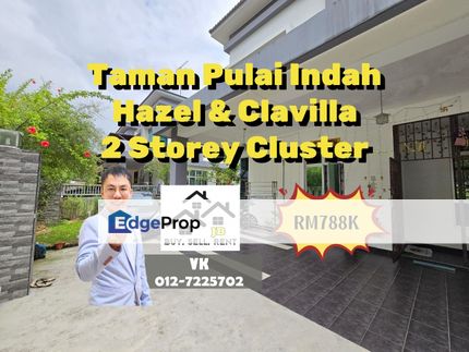 Skudai Taman Pulai Indah Double Storey Cluster House, Johor, Kangkar Pulai