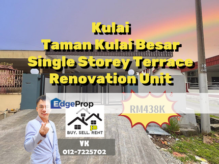 Kulai Taman Kulai Besar Single Storey Terrace House, Johor, Kulai