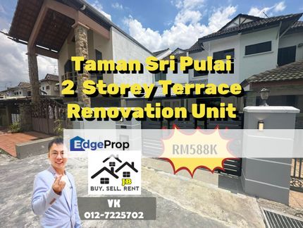 Skudai Taman Sri Pulai Double Storey Terrace House, Johor, Skudai