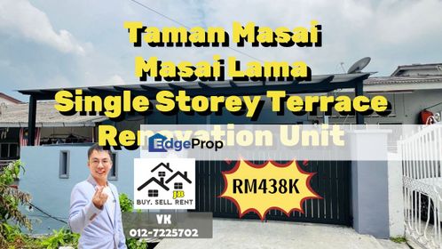 Masai Taman Masai Lama Single Storey Terrace House, Johor, Masai