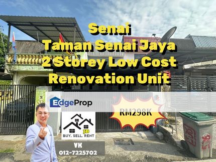 Senai Taman Senai Jaya Double Storey Low Cost House, Johor, Senai