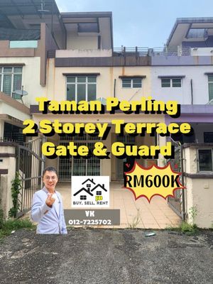 Perling Taman D Utama Double Storey Terrace House for Sale @RM600,000 ...