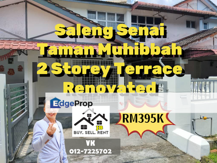 Saleng Senai Taman Muhibbah Double Storey Terrace House, Johor, Senai