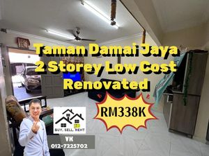 Skudai Taman Damai Jaya Double Storey Low Cost House for Sale @RM338 ...