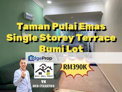 Kangkar Pulai Taman Pulai Emas Single Storey Terrace House, Johor, Kangkar Pulai