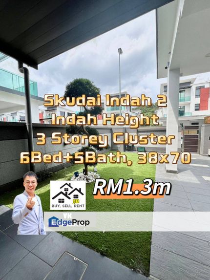 Skudai Mutiara Rini Indah Height 3 Storey Cluster, Johor, Skudai