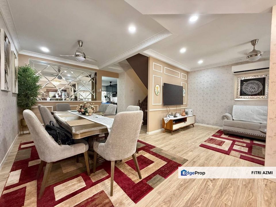 TAMAN CHERAS PERDANA, CP7 CHERAS SELANGOR DOUBLE STOREY TERRACE | FULLY EXTENDED | GATED GUARDED | FACING SIDE HOUSE (EXTRA PARKING), Selangor, Cheras