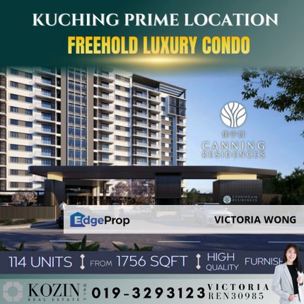 Canning Residences - Luxury & Low Density Condominium in Town, Sarawak, Kuching