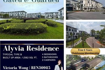 Gated & Guarded Alyvia Residences ( Townhouse)