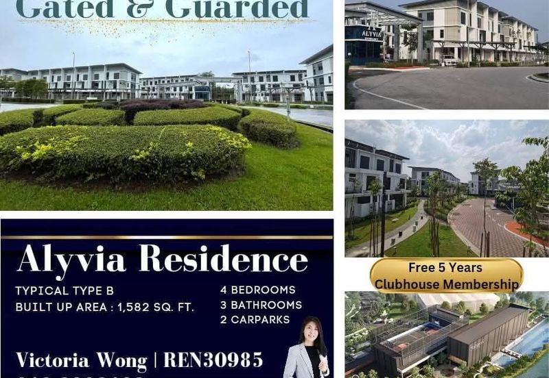 Gated & Guarded Alyvia Residences ( Townhouse)