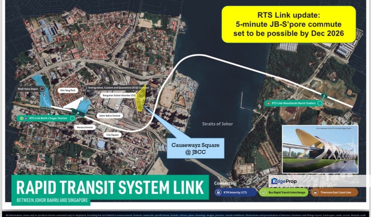 CIQ JBCC Causeway Square FreeHold Apartment for Sale in Johor Bahru beside CIQ, Johor, Johor Bahru