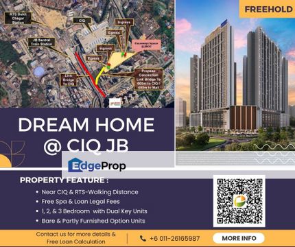 CIQ JBCC Causeway Square FreeHold Apartment for Sale in Johor Bahru beside CIQ, Johor, Johor Bahru