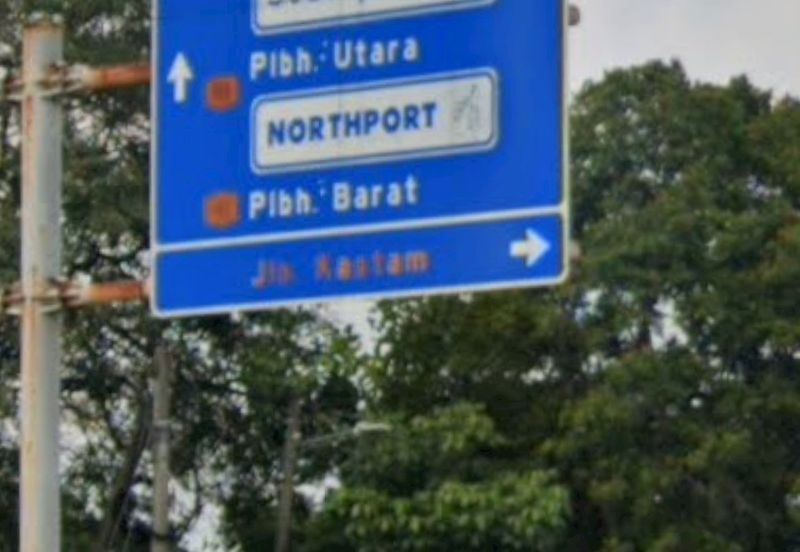 Klang main road frontage 