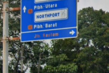 Klang main road frontage 