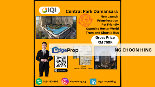 The Aldenz: Your Urban Sanctuary at Central Park Damansara, New launch condominium for sales in Petaling Jaya. Prime location, Opposite Hextar World. , Selangor, Damansara Jaya