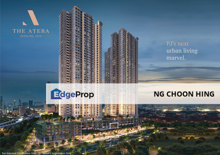 The Atera, New launch condominium for sales in Petaling Jaya. Prime location, 400 meter covered walkway to Asia Jaya LRT. , Selangor, Petaling Jaya