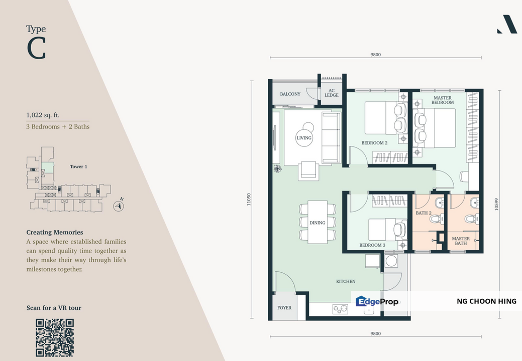 The Atera, New launch condominium for sales in Petaling Jaya. Prime location, 400 meter covered walkway to Asia Jaya LRT. , Selangor, Petaling Jaya