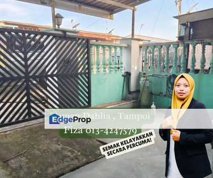 BELOW MARKET TAMAN DAHLIA TAMPOI KEMPAS JOHOR BAHRU CIQ BANDAR BARU UDA FULL LOAN, Johor, Tampoi