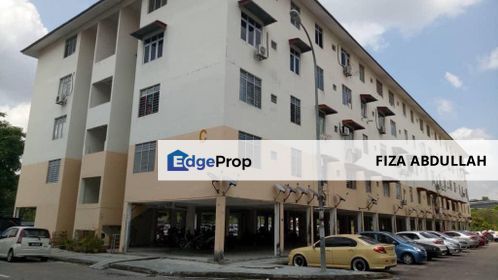 Fully Renovated Flat Sri Orkid Taman Sri Orkid 3 Bilik 1 Bilik Air Below Market Full Loab, Johor, Johor Bahru
