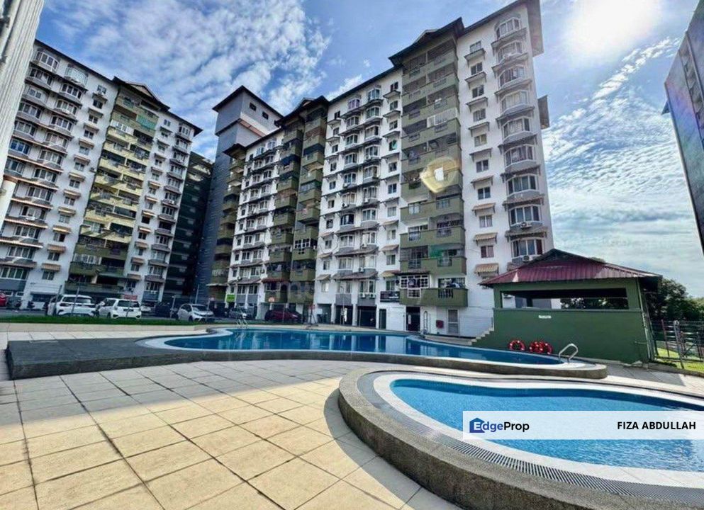 Pangsapuri Bukit Saujana Sri Panglima C . Corner Lot Below Market Johor Bahru Full Loan Ciq Kempas Larkin   Rumah Pertama, Johor, Johor Bahru