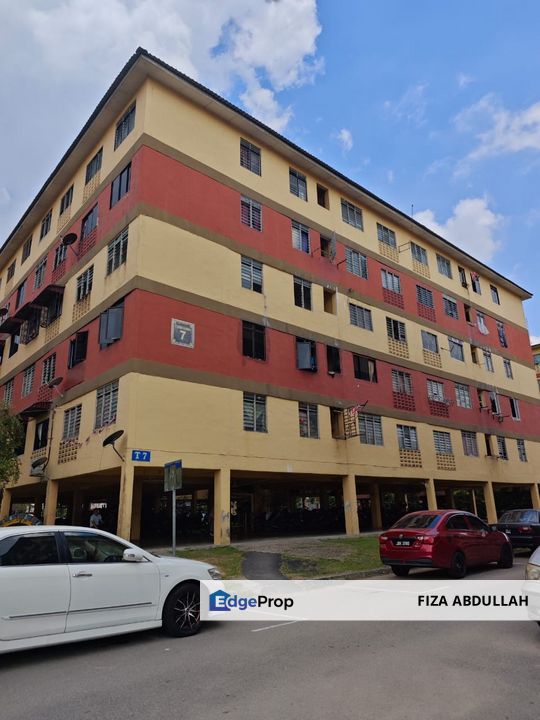 Below Market Boleh Full Loan Flat Temenggong Kulai Johor 3 bilik 1 bilik Air, Johor, Kulai