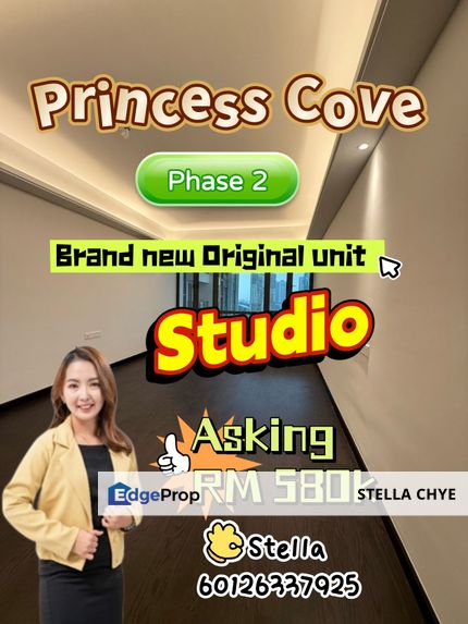 Princess Cove Phase 2- Studio brand new subsale for sale , Johor, Johor Bahru