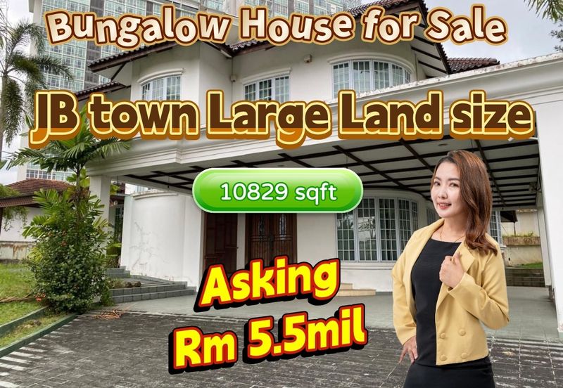 Jalan Tengku Puteri, Off Jalan Straits View - Big Bungalow Land for Sale 