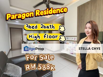 Paragon Residence - 3bed 2bath Fully Furnished for Sale ✅Super Good condition ✅, Johor, Johor Bahru