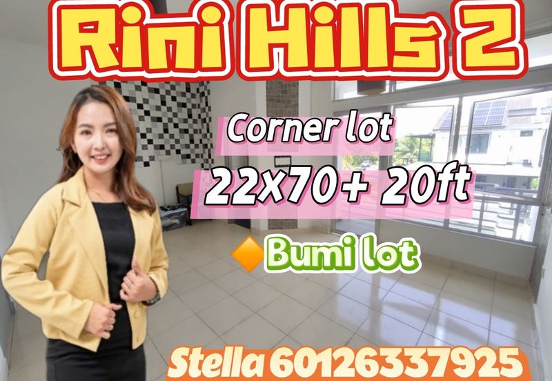 Rini Hills 2, Skudai_Bumi Lot_Corner Lot_for Sale