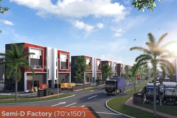 Semi Detached Puncak Alam, Selangor Factory Warehouse For Sale