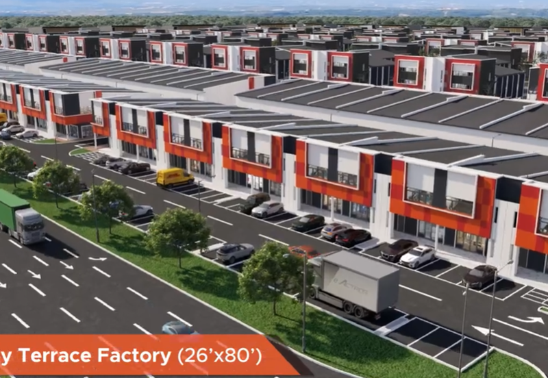 Terrace Industrial - Puncak Alam Selangor Factory Warehouse For Sale