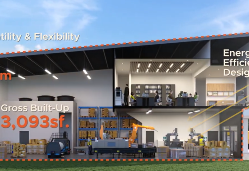 Terrace Industrial - Puncak Alam Selangor Factory Warehouse For Sale