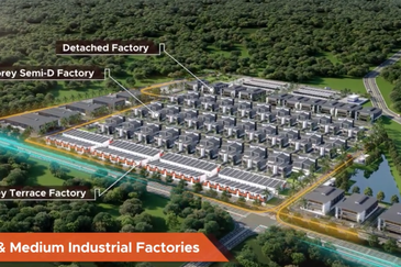 Detached Puncak Alam Selangor Factory Warehouse For Sale