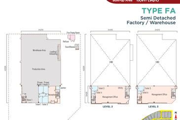 Semi Detached Factory Warehouse for Sale - Kota Seri Langat Banting Selangor