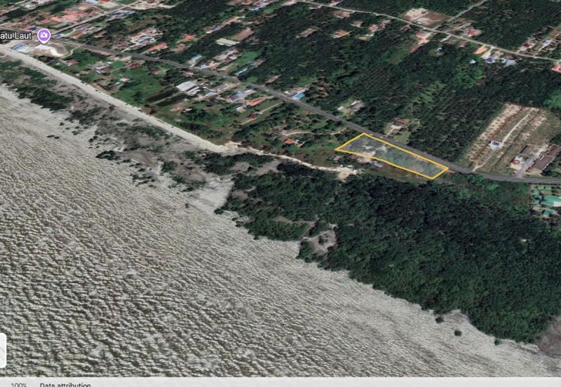 Tanah Tepi Pantai Batu Laut Freehold Non Bumi Lot