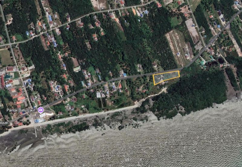 Tanah Tepi Pantai Batu Laut Freehold Non Bumi Lot