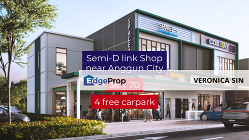 NEW Semi-D Link Shoplot near Anggun City, M Residence, Rawang (38X70) , Selangor, Rawang
